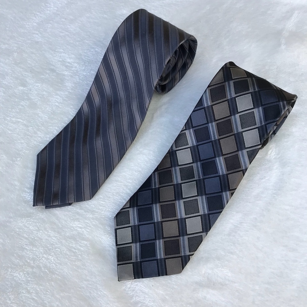 Calvin Klein and Kenneth Cole Silk Tie